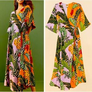 Farm Rio wrap dress